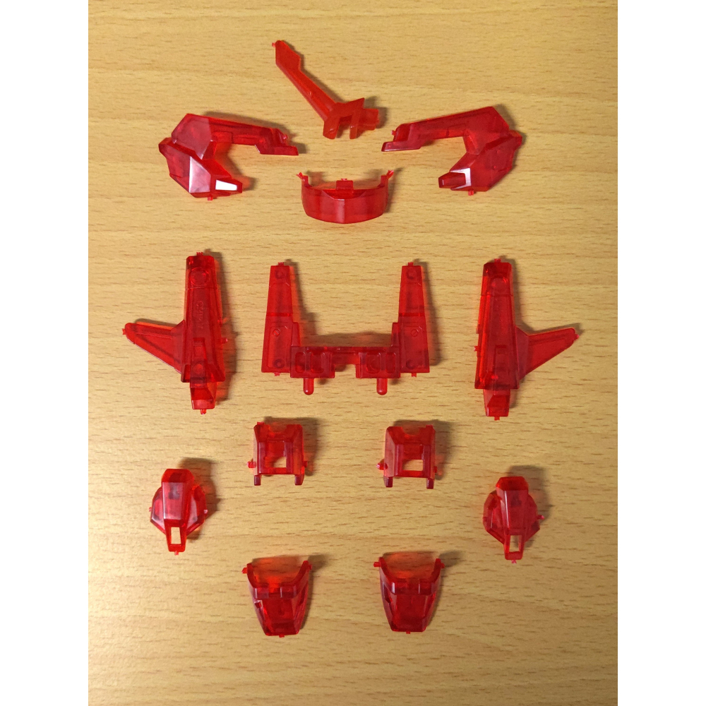 【二手／無盒】TAKARA 戰鬥彈珠人 銀刃神劍 透明紅 (B傳說)-細節圖3