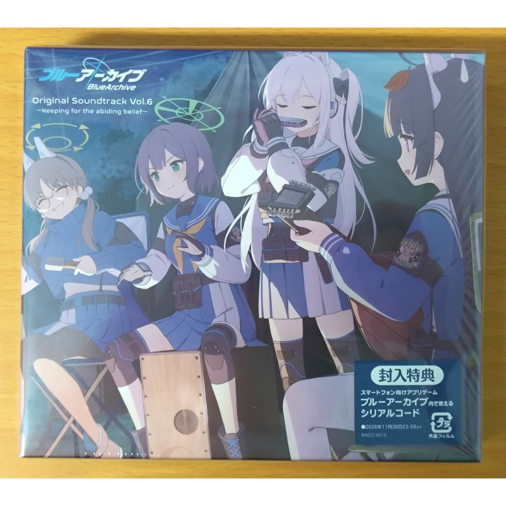 【二手】蔚藍檔案 Blue Archive Original Soundtrack Vol.6 原聲帶 (無序號)-細節圖3