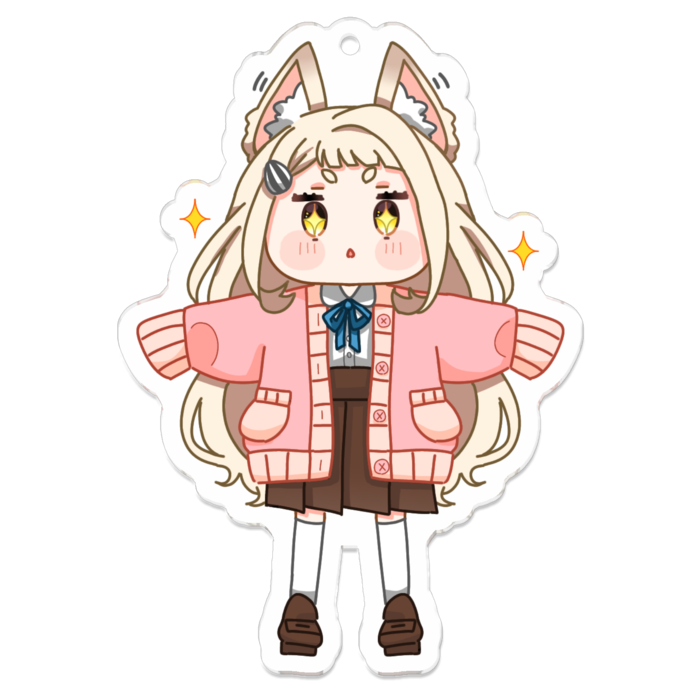 【全新】壓克力吊飾 町田ちま にじさんじ (彩虹社 町田千麻 VTuber ANYCOLOR NIJISANJI)-規格圖5