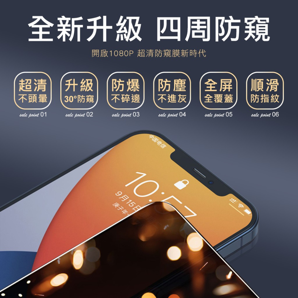 iPhone 全系列 防窺 保護貼 螢幕貼 玻璃貼 i16 Pro Max i15 Plus i14 i13 i12 X-細節圖3