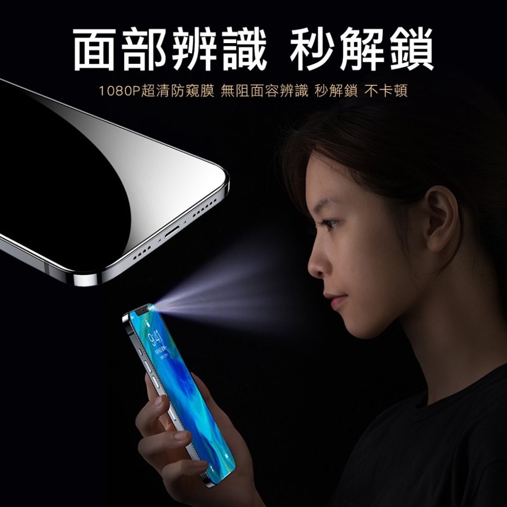 iPhone 全系列 防窺 保護貼 螢幕貼 玻璃貼 i16 Pro Max i15 Plus i14 i13 i12 X-細節圖8
