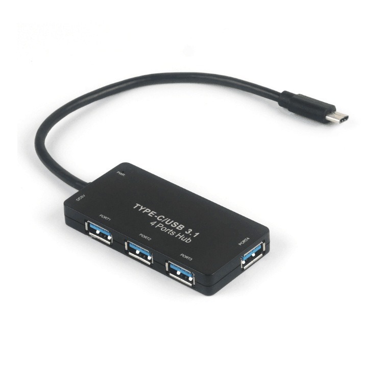 品名: Type-c to HUB usb3.04口集線器(含變壓器) J-14645-細節圖2