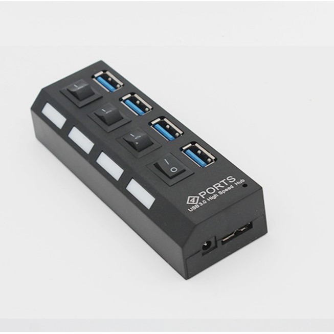 品名: 環保包裝USB3.1Type-C HUB 4 PORT 3.0集線器獨立開關(顏色隨機)(含變壓器) J-147-細節圖6