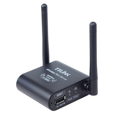 TTLINK USB無線列印掃描共享器無線wifi網絡列印伺服器 J-14734