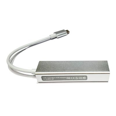 免驅鋁合金Type-c USB3.0 4埠HUB高速集線器 J-14662