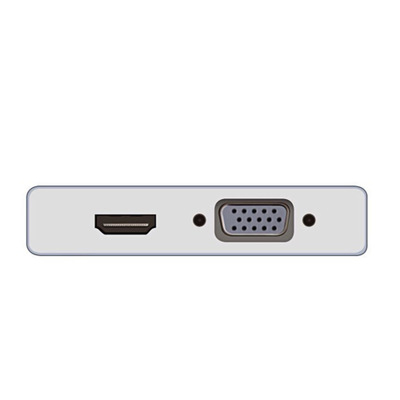 USB 3.1 Type-C轉HDMI VGA DVI HUB TYPE-C轉HDMI(顏色隨機) J-14640