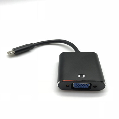 1080P USB3.1 Type-C轉VGA轉接線適用蘋果筆電桌機電視投影機 J-14571