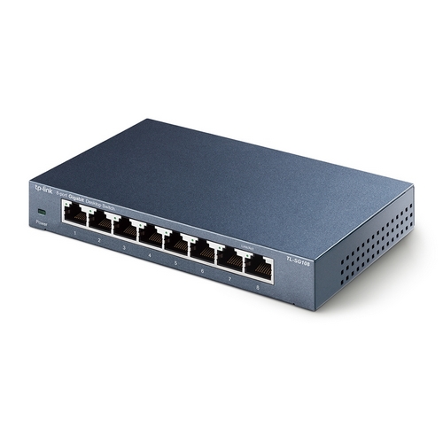 TP-LINK TL-SG108 8埠 10/100/1000Mbps專業級Gigabit交換器 J-14174