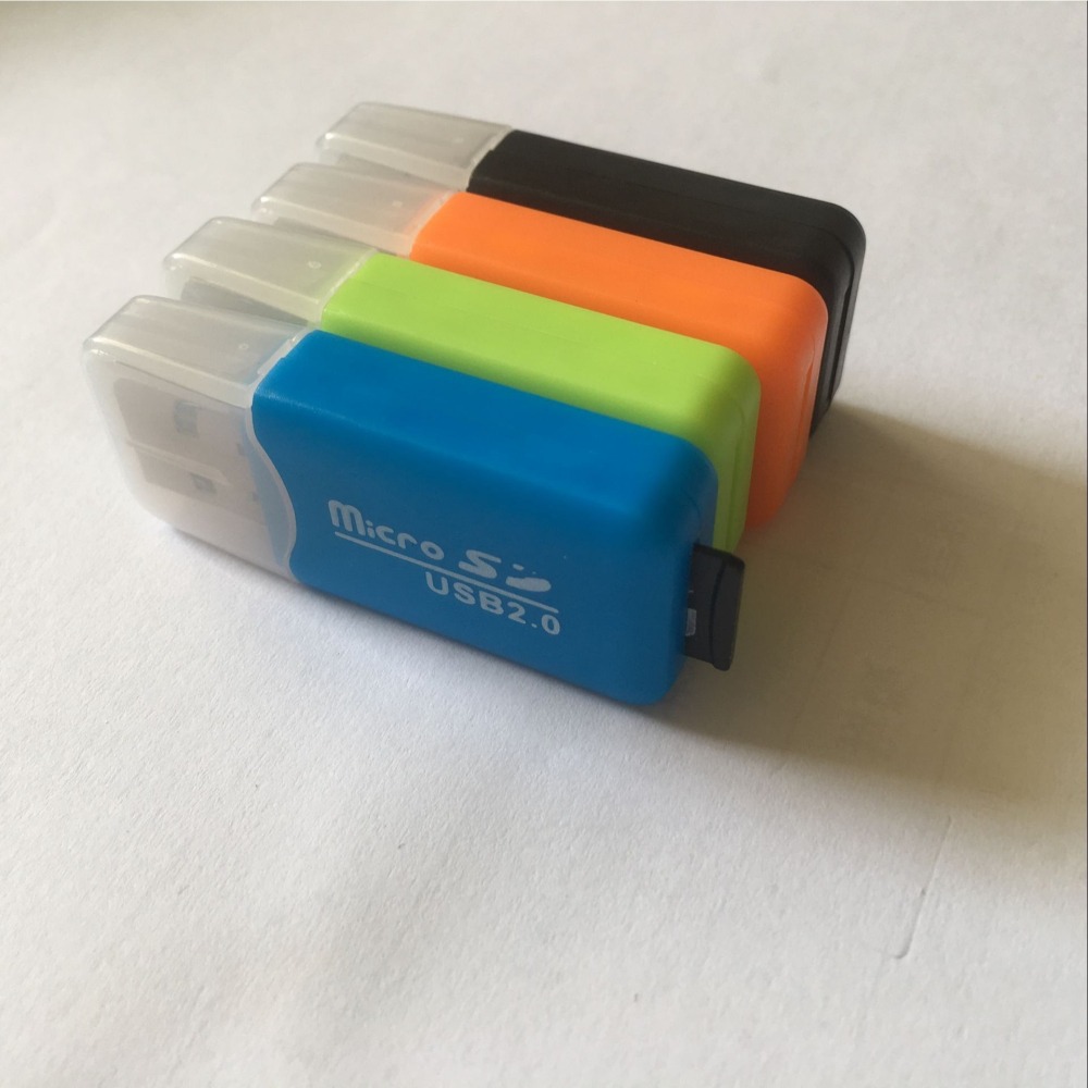 品名: 迷你讀卡器MicroSD/TF讀卡器TF讀卡器(顏色隨機)(support 500GB SD card) J-1-細節圖2