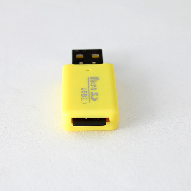 品名: 迷你讀卡器MicroSD/TF讀卡器TF讀卡器(顏色隨機)(support 500GB SD card) J-1-細節圖5