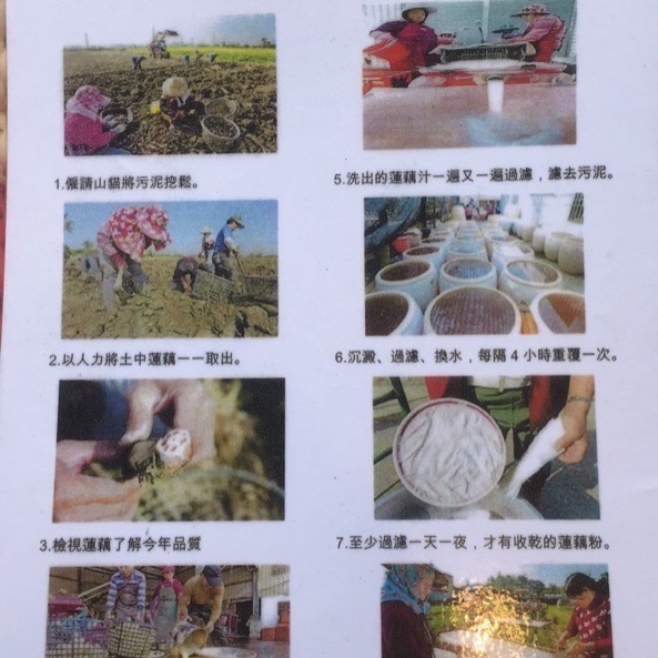「有機園」蓮藕粉 純手工 台南白河蓮藕粉 天然無添加樹薯粉-細節圖2