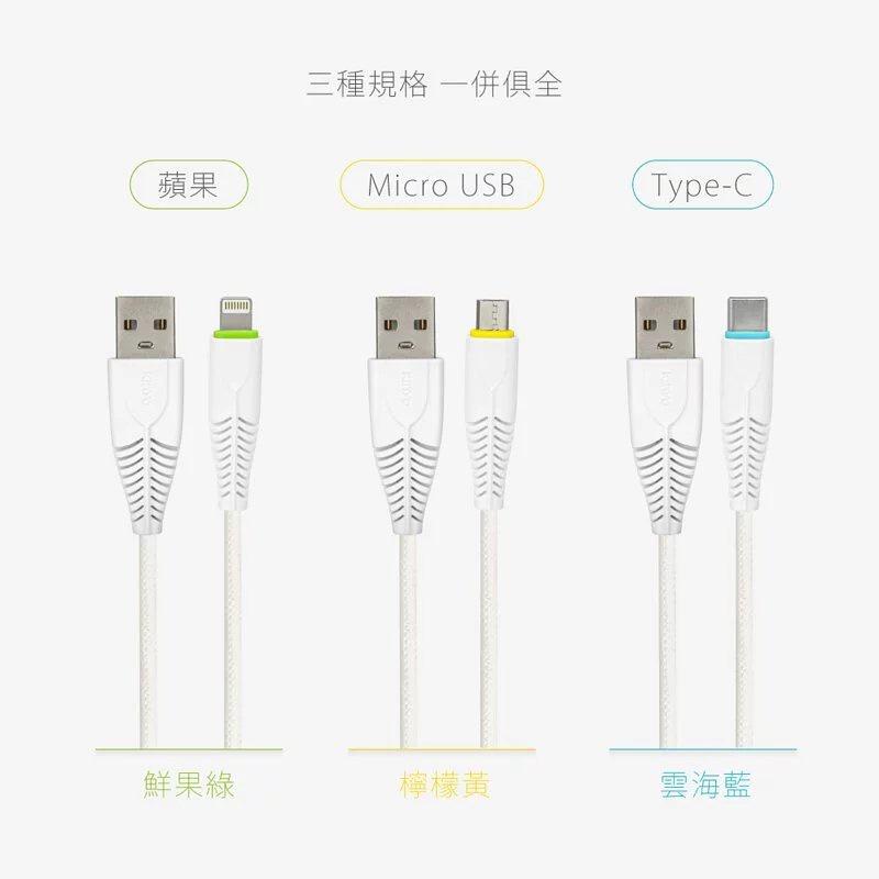 5A快充線 傳輸線 充電線 手機線 1M 適用蘋果 安卓 Type-C micro 三星  小米 華碩 OPPO平板-細節圖4