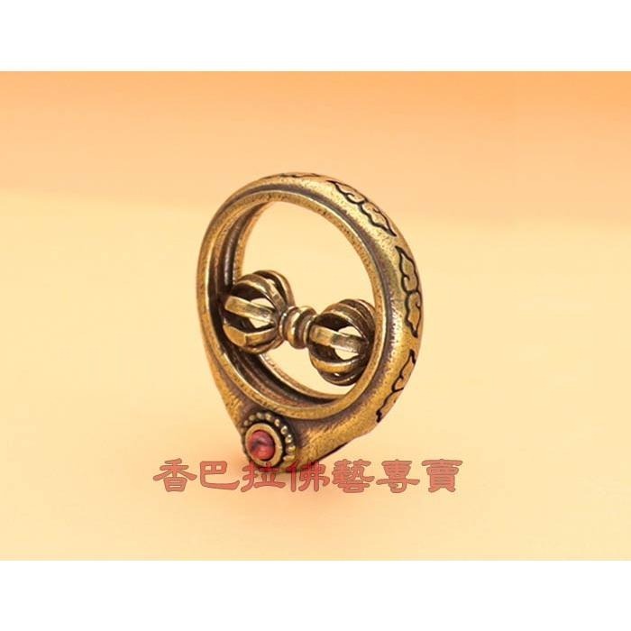 純銅時來運轉(旋轉金剛杵)吊墜-細節圖4