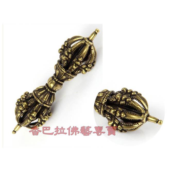 純黃銅藏式九股金剛杵 降魔杵-細節圖3