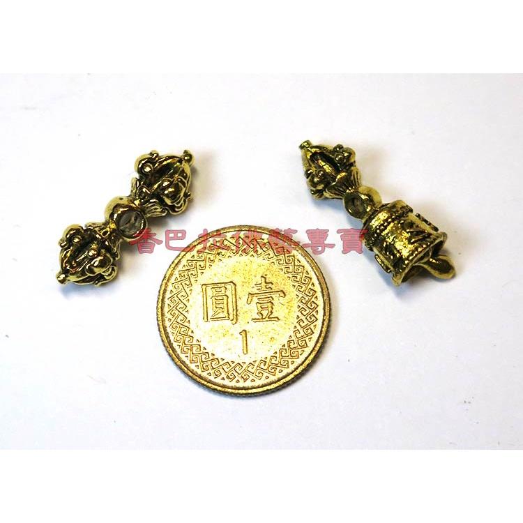 藏銀合金金剛杵金剛鈴 佛珠配飾-細節圖2