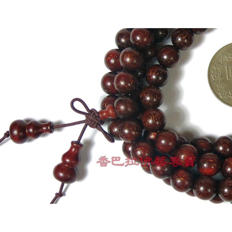贊比亞小葉紫檀(金星老料)長串佛珠 / 媲美印度小葉紫檀-細節圖3