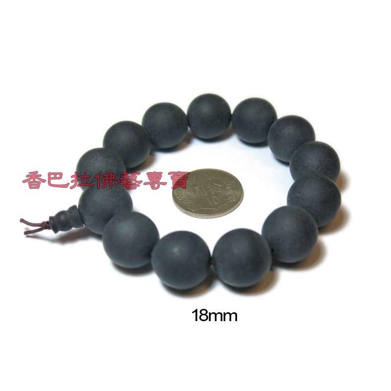 天然全黑藥珀(靈草珀)佛珠手串 / 帶香氣-細節圖5