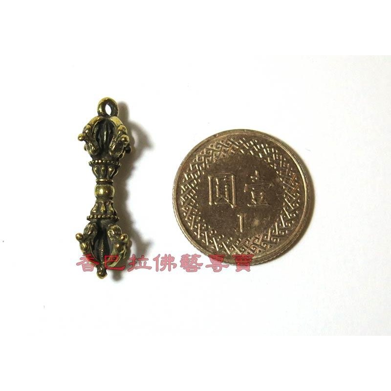 純銅迷你金剛杵吊墜-細節圖2