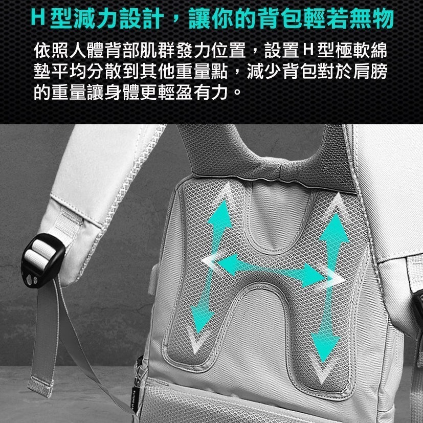 【未來實驗室】Freezone LX 零負重包 後背包推薦 電腦包 筆電包 防水包 後背包 福利品-細節圖6