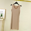 《平鎮現貨》包臀連身裙 莫代爾連身裙 顯瘦連身裙 包臀連身裙 顯瘦連身裙 無袖連身裙 長版背心 背心連身裙 莫代爾睡衣-規格圖4