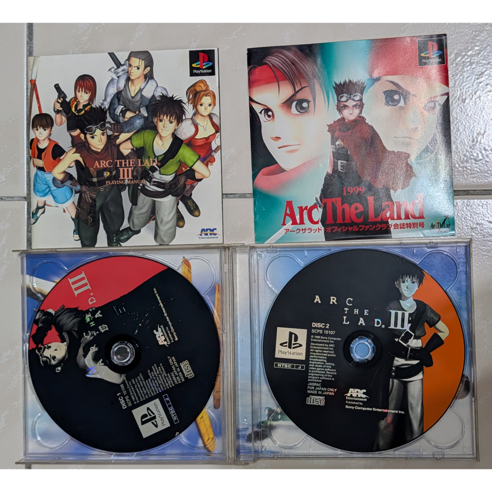 【貓頭鷹小屋】現貨保證正版　PS1遊戲　PS2、3可用　妖精戰士3代　亞克傳承　中古二手日版-細節圖3