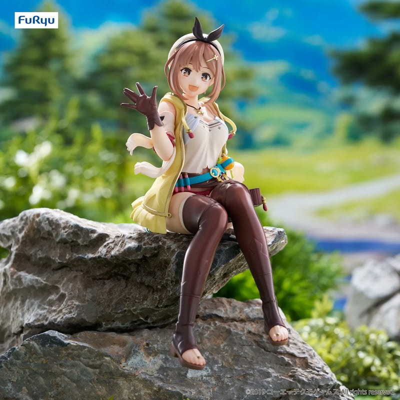 【貓頭鷹小屋】現貨保證正版　FURYU景品　萊莎的鍊金工房　常闇女王與秘密藏身處　坐坐　泡麵蓋　全新代理版-細節圖7