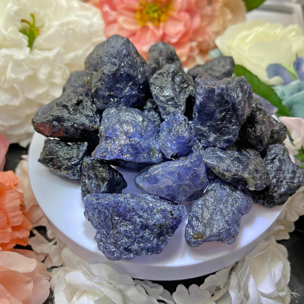 天然精選優質堇青石原礦石 冷靜理性思考/看清真相/拒絕誘惑 能量菫青石原石 堇青石原礦 戒斷不良習慣 利於減肥-細節圖4