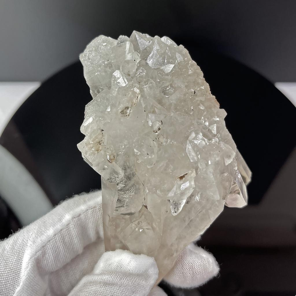 NO.109稀有大師水晶Master Crystals白水晶簇 道水晶 艾希斯女神 時光隧道 通靈水晶 窗子水晶-細節圖3
