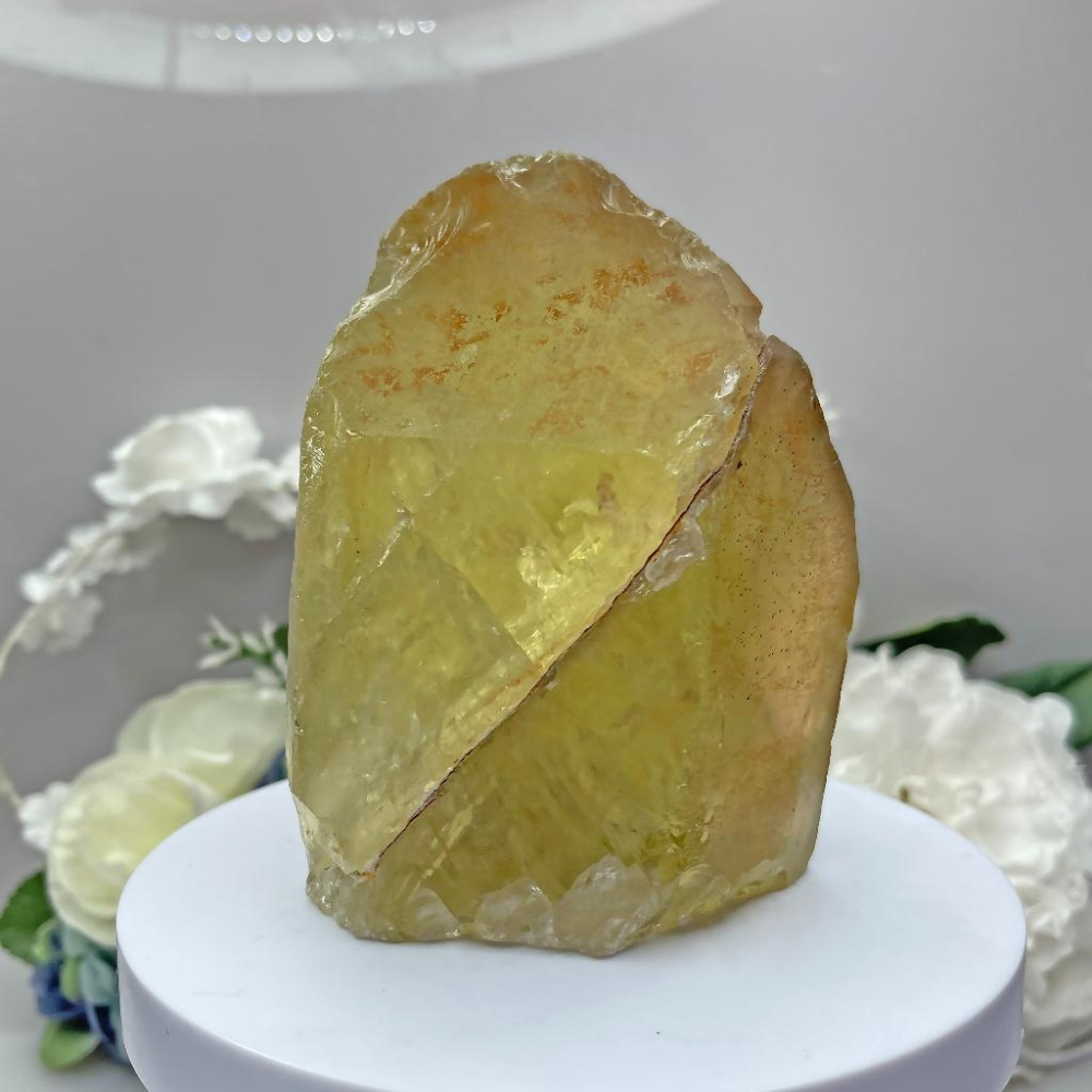 歐林娜設計👑天然黃水晶柱能量原礦石太陽神經叢療癒 臍輪能量提升｜財富之光｜自信｜動力 黃水晶原石柱 黃水晶原礦柱-細節圖5