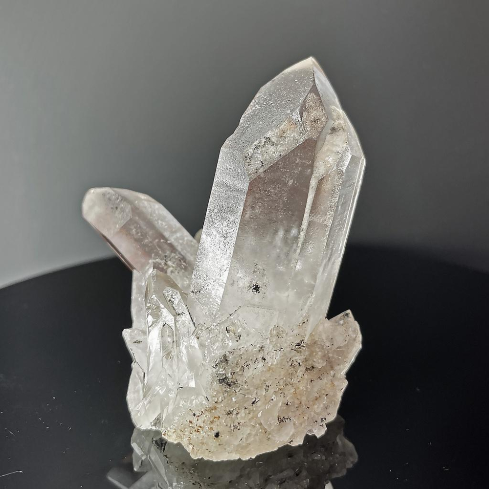 NO.100稀有大師水晶Master Crystals白水晶簇 道水晶 艾希斯女神 時光隧道 通靈水晶 窗子水晶-細節圖3