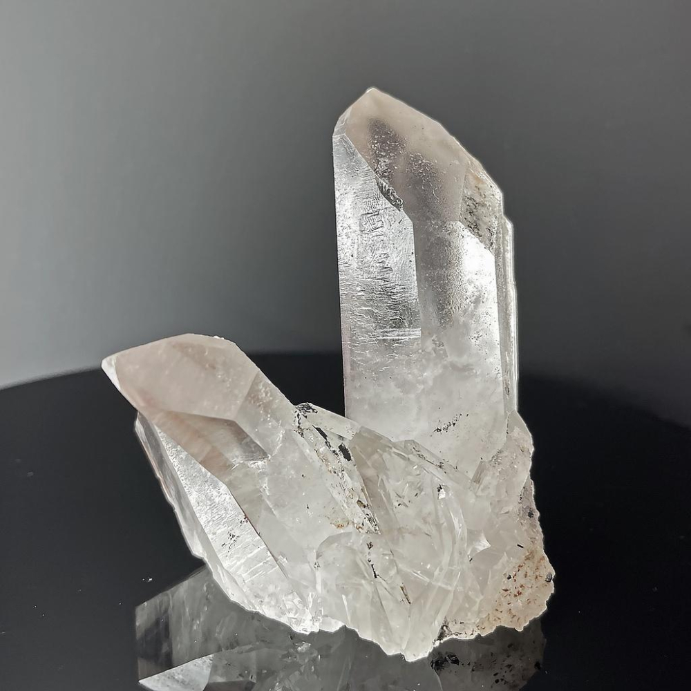 NO.100稀有大師水晶Master Crystals白水晶簇 道水晶 艾希斯女神 時光隧道 通靈水晶 窗子水晶-細節圖4