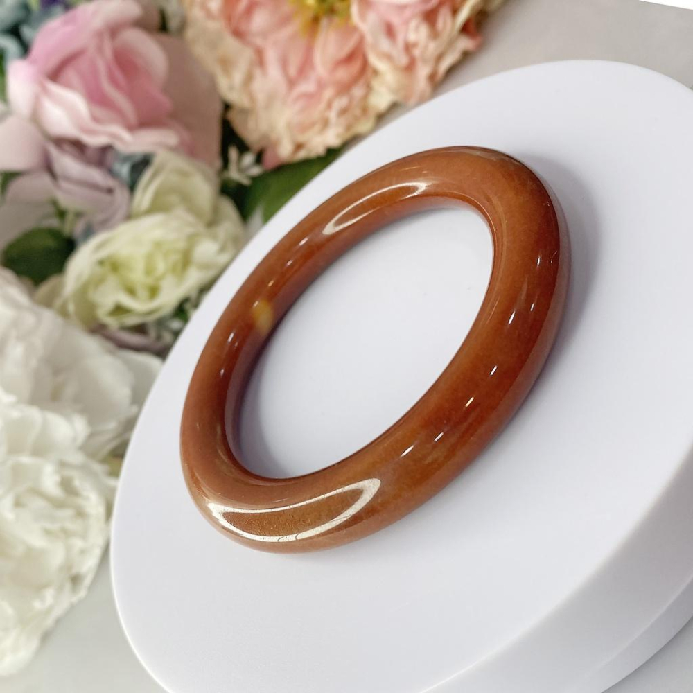 NO.3 稀有佘太紅 雙色紅絲絨 佘太翠 手鐲 60+圈口 佘太 手環 佘太手鐲 佘太玉-細節圖2