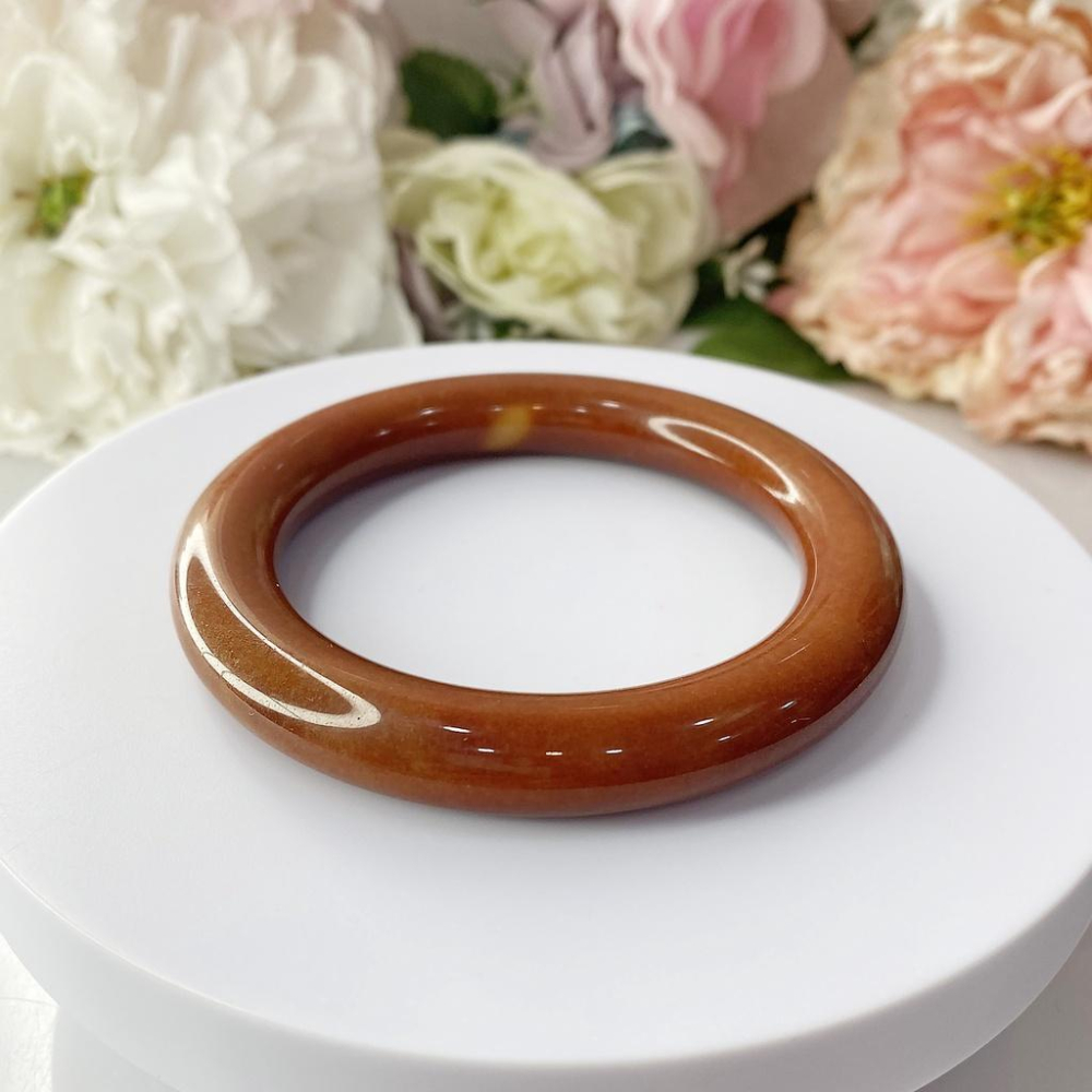 NO.3 稀有佘太紅 雙色紅絲絨 佘太翠 手鐲 60+圈口 佘太 手環 佘太手鐲 佘太玉-細節圖4