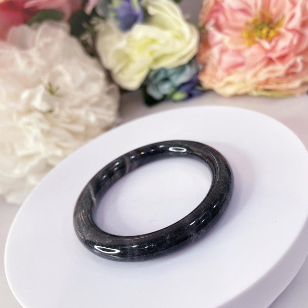 巴西 黑草莓晶 手鐲 黑色草莓水晶 51+/52/52+/53MM圈口 手環 提升愛情運勢,增加個人魅力,吸引美好的姻緣-細節圖3