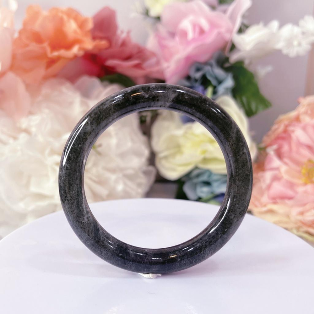 巴西 黑草莓晶 手鐲 黑色草莓水晶 51+/52/52+/53MM圈口 手環 提升愛情運勢,增加個人魅力,吸引美好的姻緣-細節圖7