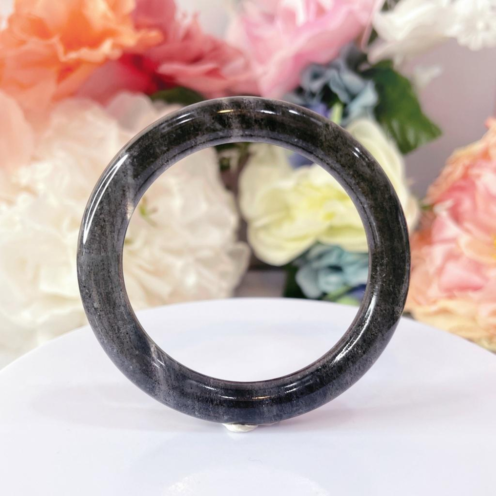 巴西 黑草莓晶 手鐲 黑色草莓水晶 51+/52/52+/53MM圈口 手環 提升愛情運勢,增加個人魅力,吸引美好的姻緣-細節圖8