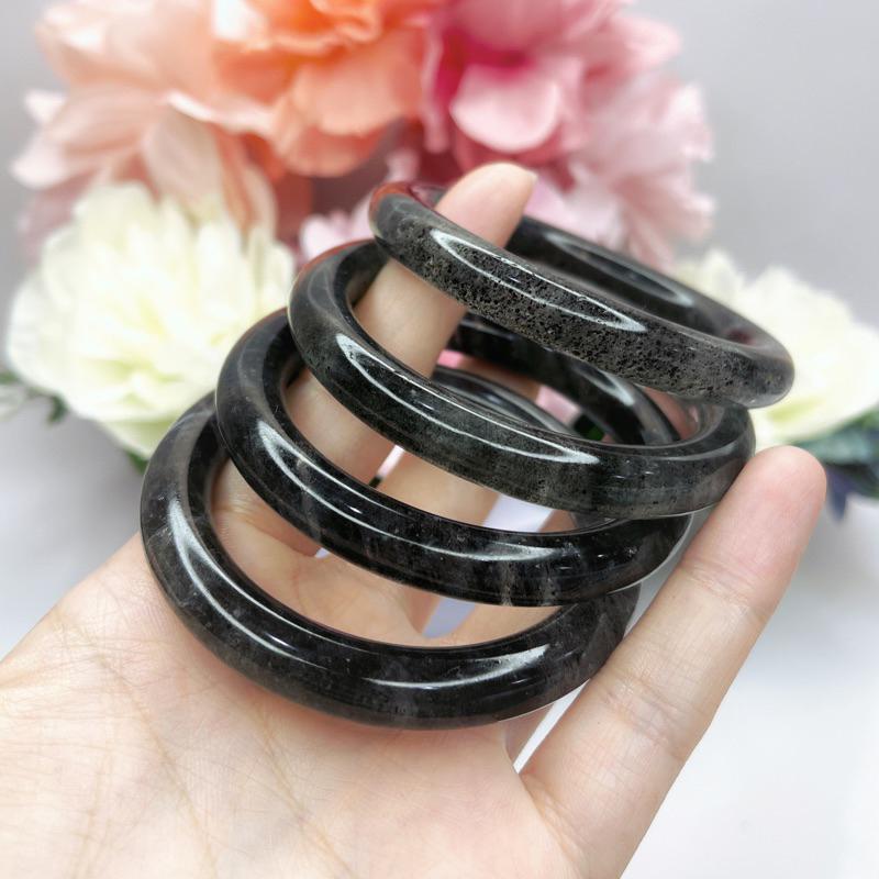 巴西 黑草莓晶 手鐲 黑色草莓水晶 51+/52/52+/53MM圈口 手環 提升愛情運勢,增加個人魅力,吸引美好的姻緣-細節圖9