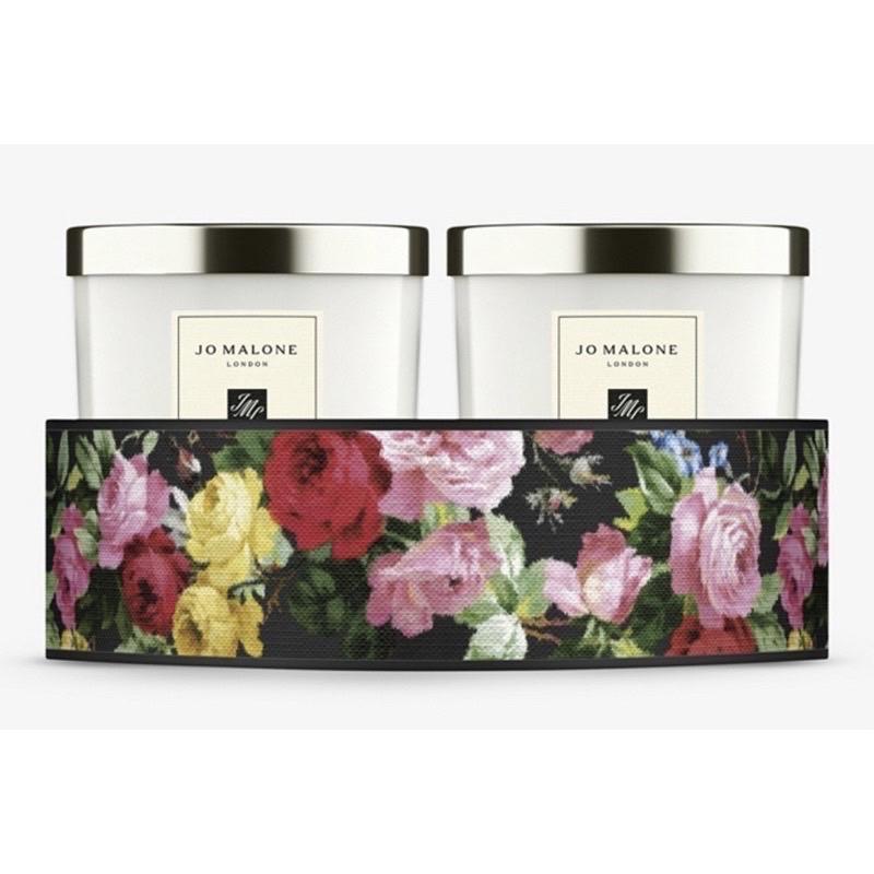 Jo Malone Richard Quinn 英國梨與小蒼蘭&牡丹與胭紅麂絨糅香蠟燭組200gx2 全新正品台灣公司貨-細節圖2