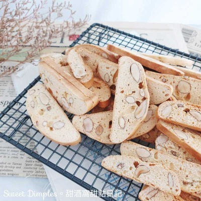 甜酒窩.無油減糖配方《義大利脆餅》無油餅乾。無油低糖餅乾-細節圖3