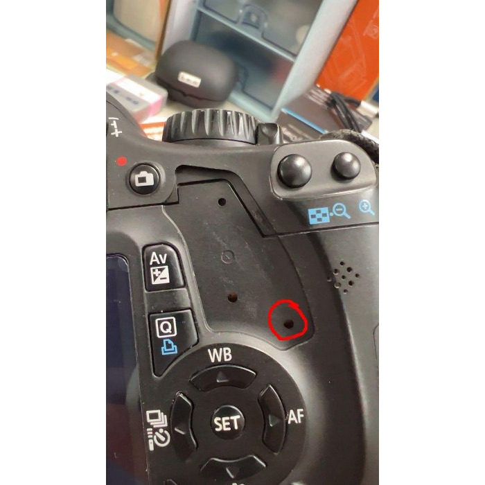 台南現貨 Canon 550D 機身前殼底下右側原廠三角護殼（新零件）接取代原來三角蒙皮-細節圖5