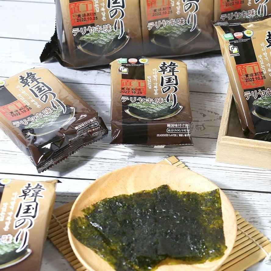 【Orionjako】 韓國製~超人氣 嚴選 薄鹽海苔 12盒/袋-細節圖2