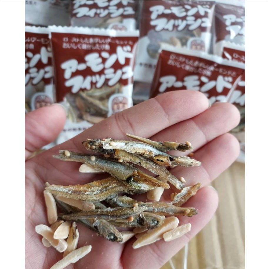 日本Fujisawa藤沢杏仁小魚乾 (7g)單小包  小魚乾 杏仁小魚 小魚干 日本小學採用【KB4】-細節圖2