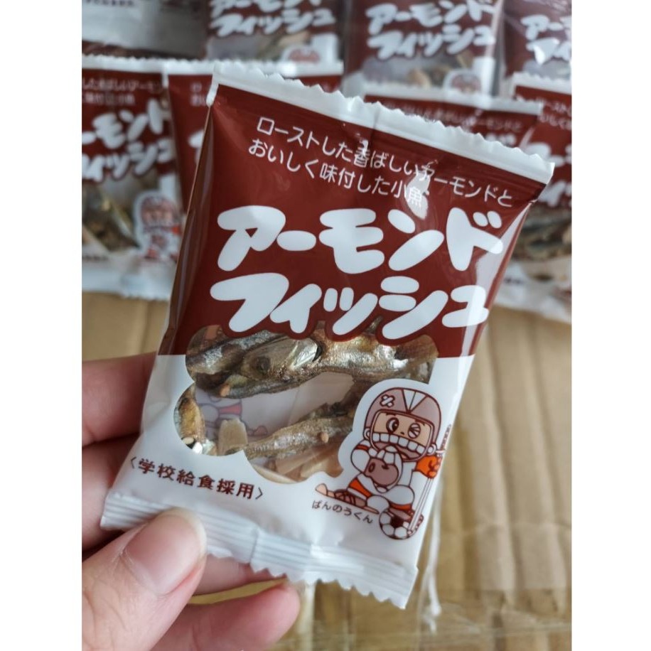 日本Fujisawa藤沢杏仁小魚乾 (7g)單小包  小魚乾 杏仁小魚 小魚干 日本小學採用【KB4】-細節圖4