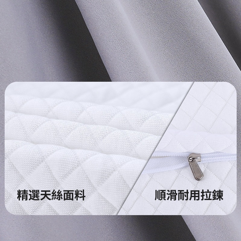 天絲 蝶型雙向護頸枕 4D 全方位記憶枕 慢回彈 頸椎枕頭 人體工學 頸椎支撐 助眠枕 止鼾枕 牛角枕 保健 枕頭-細節圖9