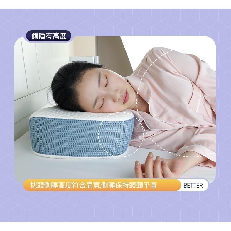 睡眠魔法師 記憶枕 多維度記憶枕 蝶型記憶枕 4D記憶枕 人體工學 頸椎支撐 記憶棉枕頭 睡眠枕 失眠枕 止鼾枕 助眠枕-細節圖5