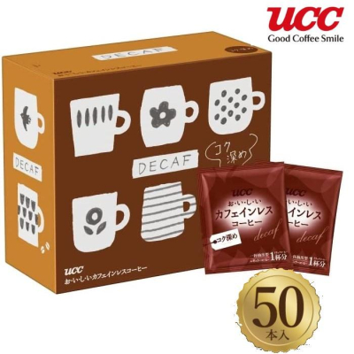 日本原裝 UCC 50入 深焙低咖啡因 濾掛咖啡 ✈️鑫業貿易