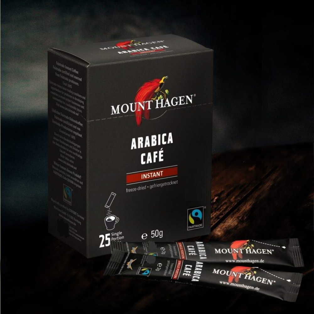 德國原裝 Mount Hagen 25入 精選 即溶咖啡 黑咖啡 隨身包✈️鑫業貿易-細節圖2