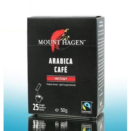 促銷6盒) 德國原裝 Mount Hagen 25入 精選 即溶咖啡 黑咖啡 隨身包✈️鑫業貿易-細節圖6