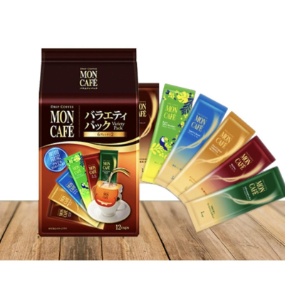 日本原裝 MON CAFE＇ 12入總匯 濾掛咖啡 6種風味 片岡物產 ✈️鑫業貿易