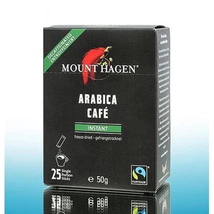 促銷6盒) 德國原裝 Mount Hagen 25入 低咖啡因 即溶咖啡 黑咖啡 隨身包✈️鑫業貿易-細節圖5